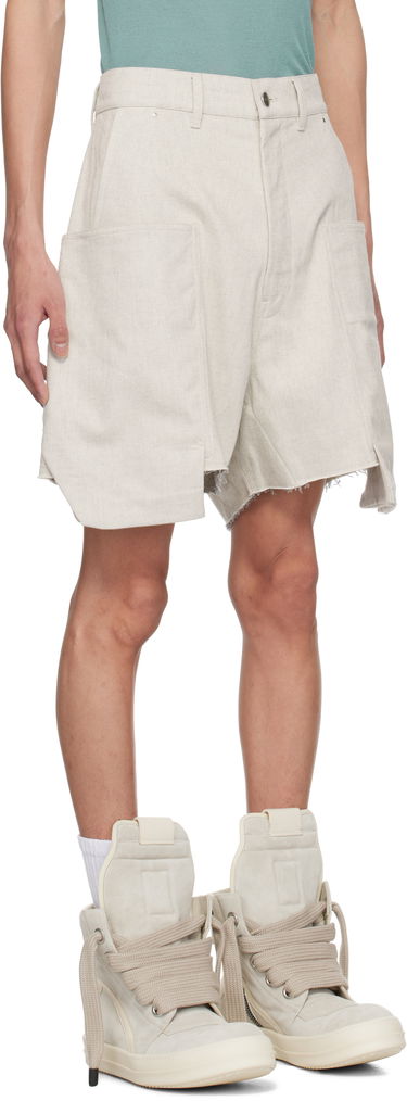 Šortky Rick Owens Rick Owens Hollywood Stefan Cargo Shorts Béžová | RU01E5382 DRD, 1