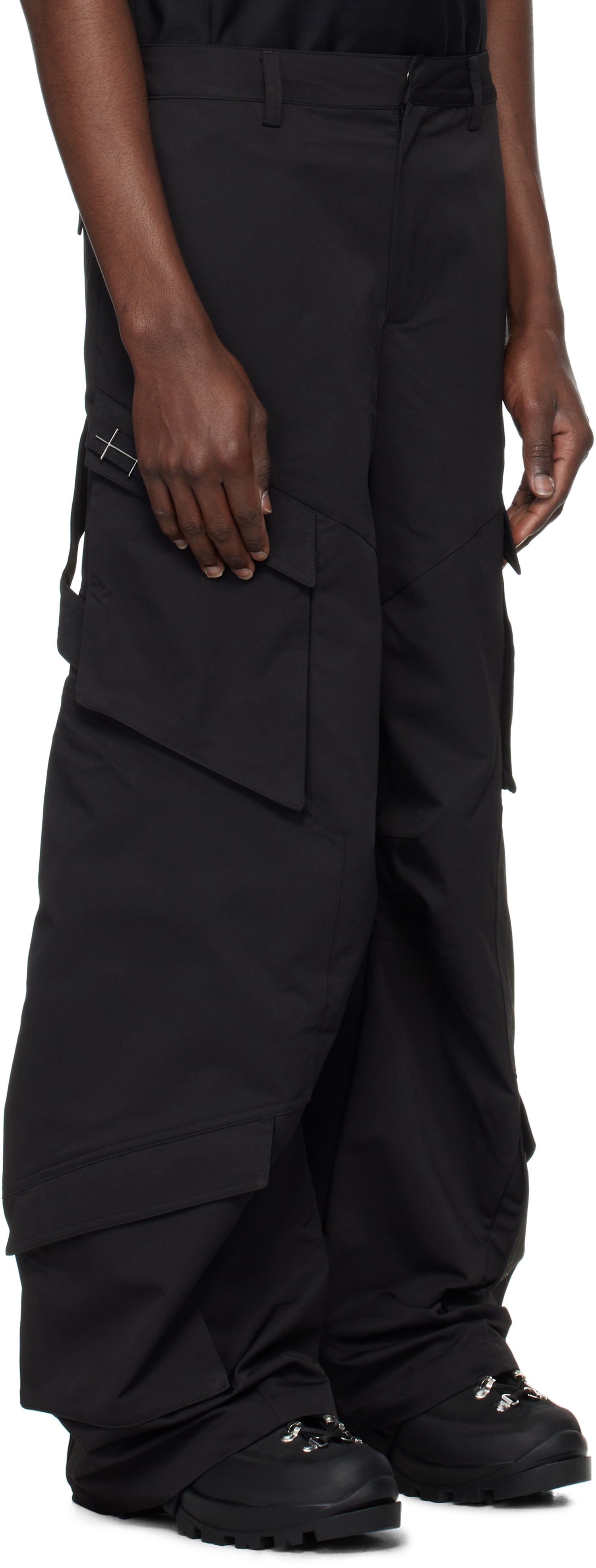 Cargo nohavice HELIOT EMIL Heliot Emil Cellulae Cargo Pants Čierna | PRESS25_M_10_160_BLK01_CO, 1
