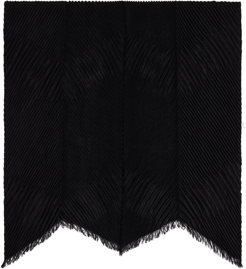 Šál Max Mara Max Mara Pleated Scarf Čierna | 2524546091600