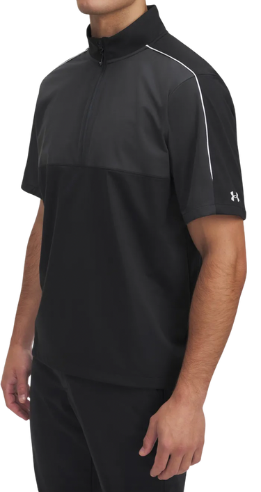 Tričko Under Armour Drive Wind Short Sleeve Quarter-Zip Pullover Čierna | 1389860-001, 0
