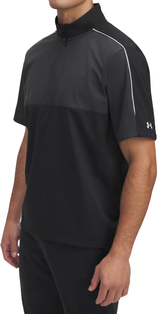 Tričko Under Armour Drive Wind Short Sleeve Quarter-Zip Pullover Čierna | 1389860-001, 0
