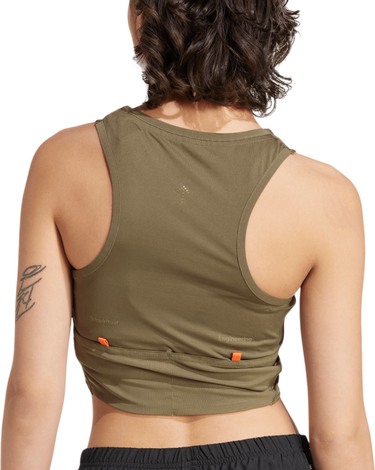 Tielko adidas Originals Hermanos Koumori Crop Tank Top Zelené | ka1861, 1