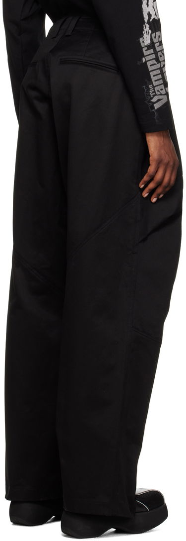 Cargo nohavice We11done We11done Paneled Trousers Čierna | WD-PT1-23-238-W-BK, 2