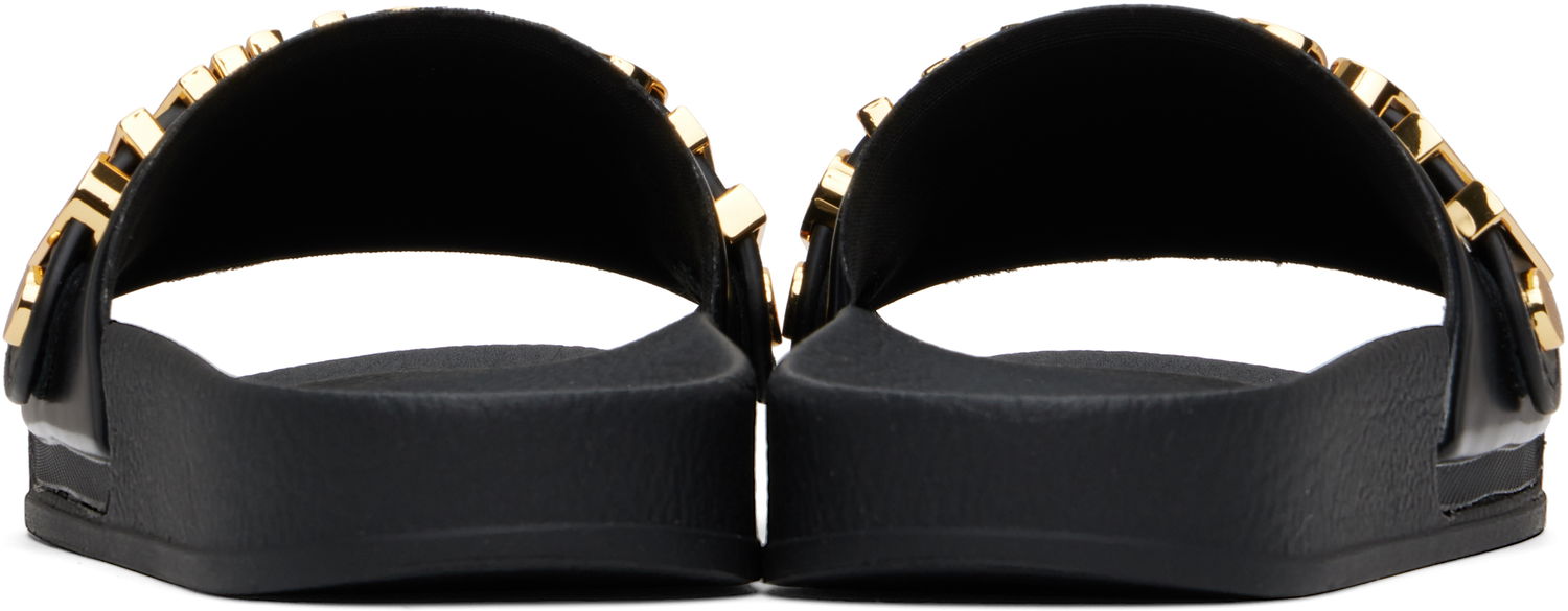 Doplnky Moschino Moschino Lettering Logo Slides Čierna | MA28032G1M M11 000, 1