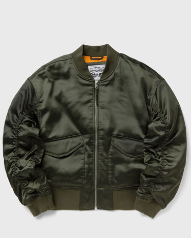 Bomber bunda Levi's ANDY TECHY Satin Bomber Jacket Zelené | A7262-0008, 2