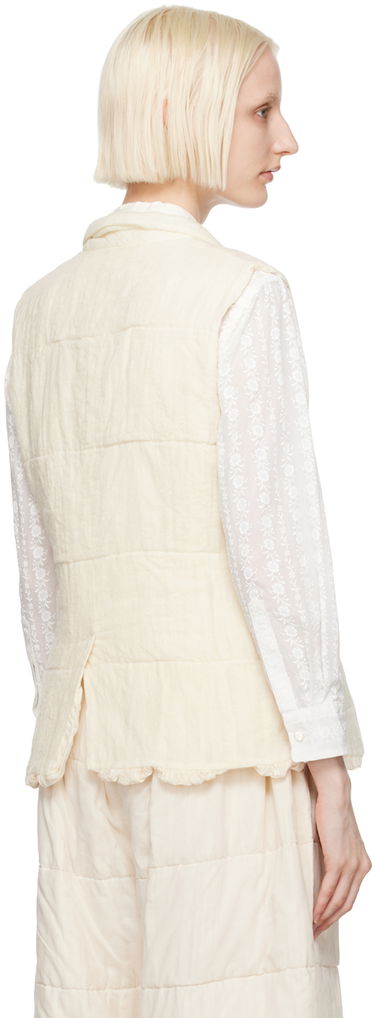 Vesta Comme des Garçons Comme Des Garçons Notched Lapel Vest Biela | TN-V001-051, 2