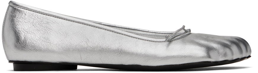 Tenisky a topánky Balenciaga Anatomic Ballerina Flats "Silver" Metalická | 714260 WBFA1, 0