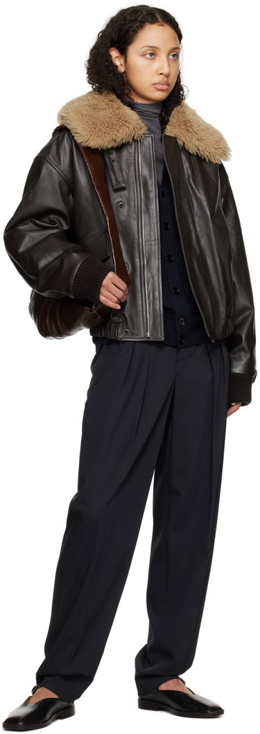Nohavice LEMAIRE LEMAIRE Pleated Trousers Čierna | PA1084 LF1210, 3