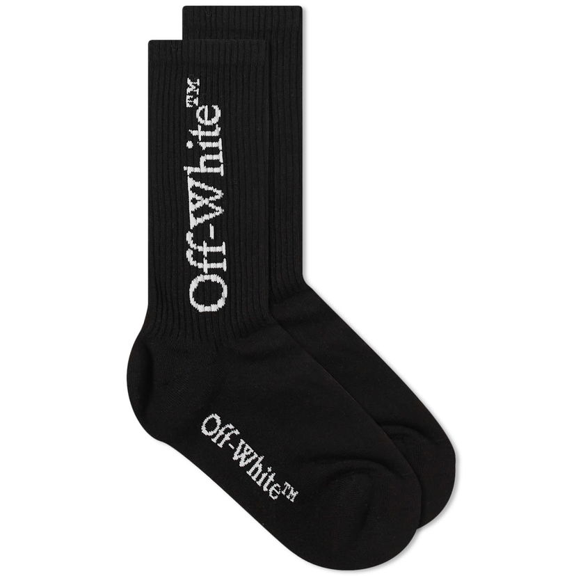 Ponožky Off-White Mid Bookish Calf Socks Čierna | OWRA035C99KNI0011001