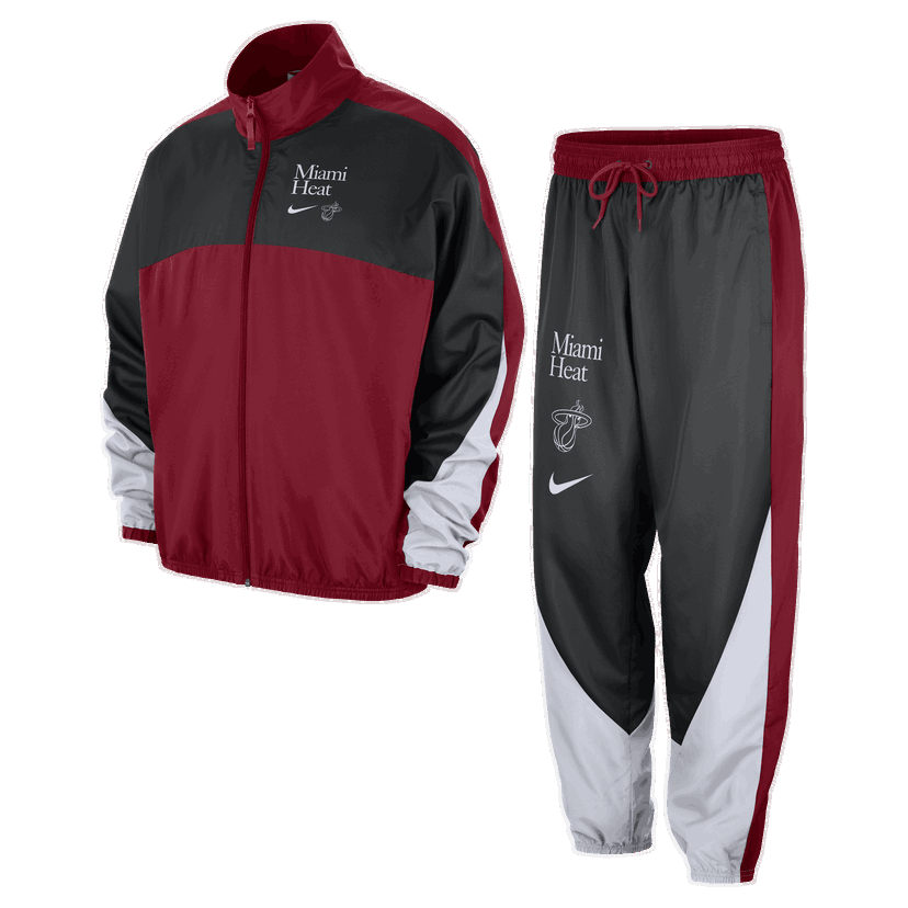 Súprava Nike NBA Miami Heat Starting 5 Courtside Tracksuit Vínová | FD8556-608