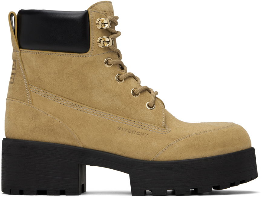 Oblečenie Givenchy Givenchy Trekker Boots Béžová | BE604TE293231, 0