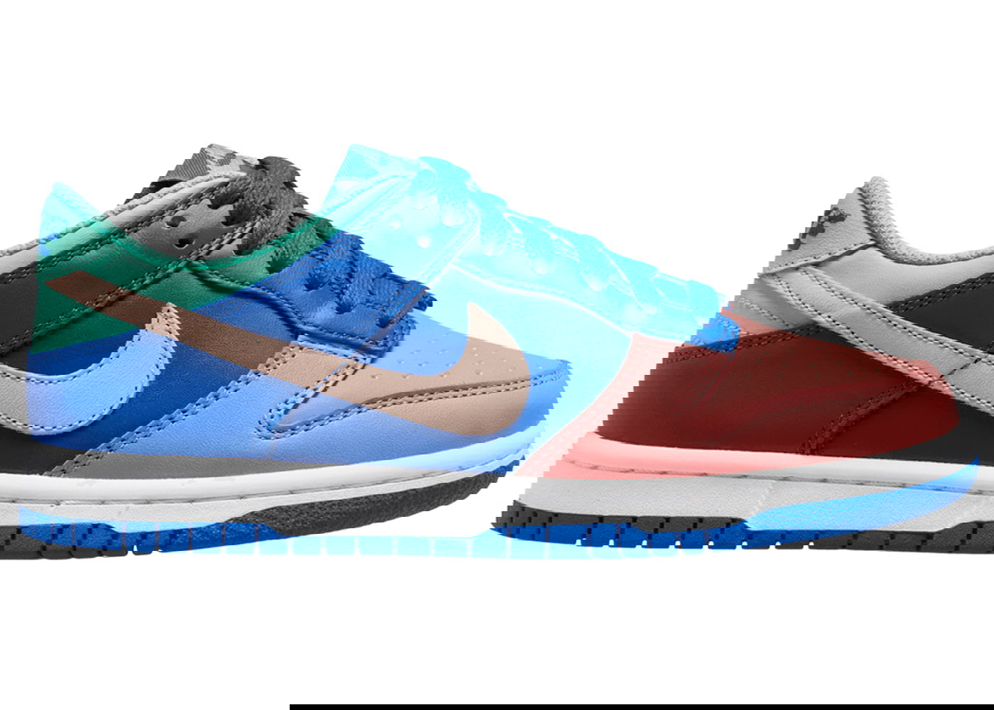 Tenisky a topánky Nike Dunk Low Salmon Toe Modrá | DZ2873-400, 0