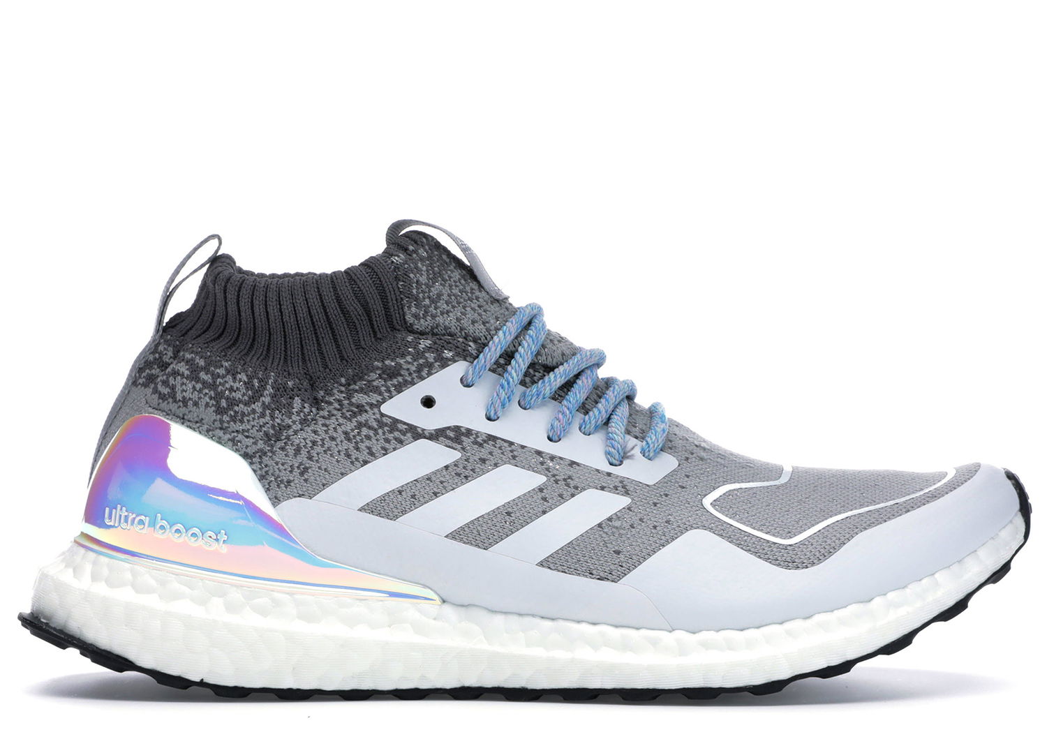 Tenisky a topánky adidas Performance Ultra Boost Mid Light Granite Silver Metallic Šedá | EE3732, 0