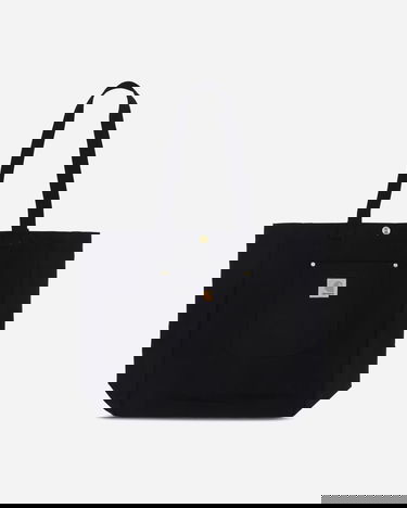 Tote bag Carhartt WIP Bay Canvas Tote Bag with Front Pocket Čierna | I036333 8901, 0