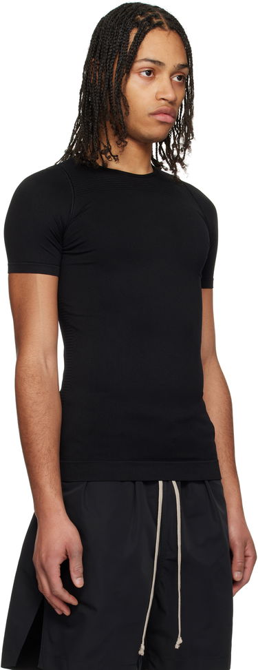Tričko Rick Owens Rick Owens Hollywood Active Knit Short Sleeve T-Shirt Čierna | RU01E5692 KSP, 1