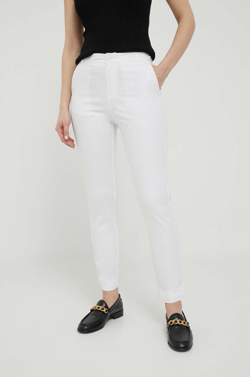 Nohavice United Colors of Benetton Trousers Biela | 4CV0558S4.101, 0