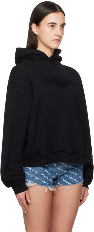 Mikina Alexander Wang Oversize Logo Hoodie Čierna | UCC1251788, 1