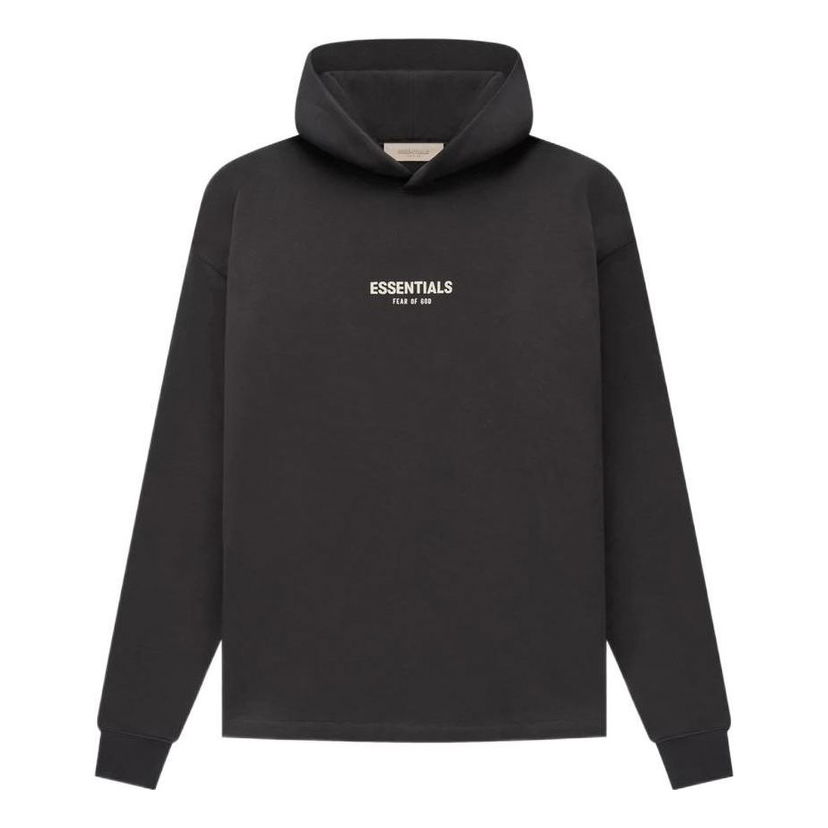 Mikina Fear of God Essentials SS22 Relaxed Hoodie Čierna | FOG-SS22-148