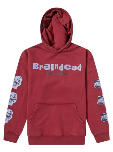 Mikina Brain Dead Toad Licker Hoody Vínová | BDS22T09002316RD05