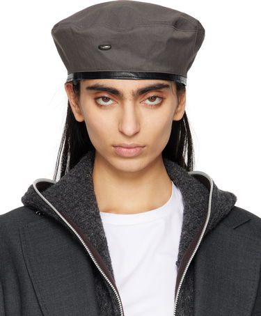Baretka OUR LEGACY OUR LEGACY Twill Beret Šedá | A2258BOS, 0