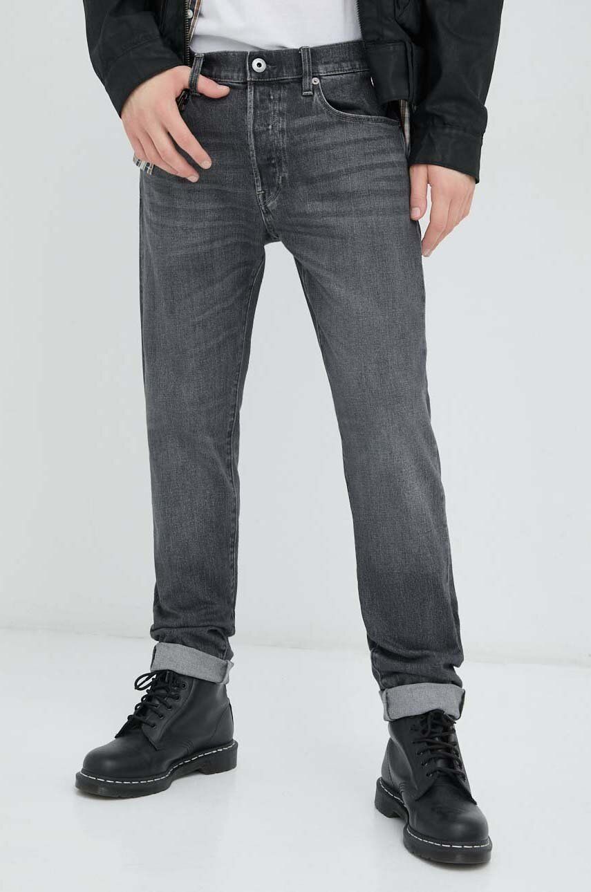 Džínsy G-Star Raw 3301 Slim Jeans Šedá | 51001.D324, 0