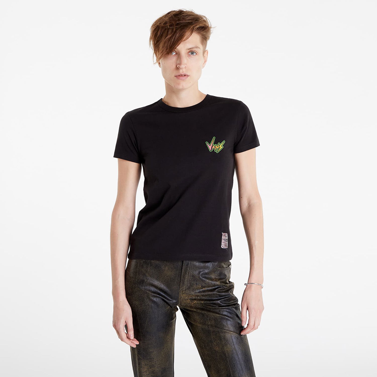 Tričko Vans Surf'S Upside Down Crew T-Shirt Čierna | VN0007RMBLK1, 1