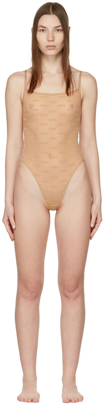 Body SKIMS SKIMS After Hours Bodysuit Béžová | BS-SCN-1317, 0