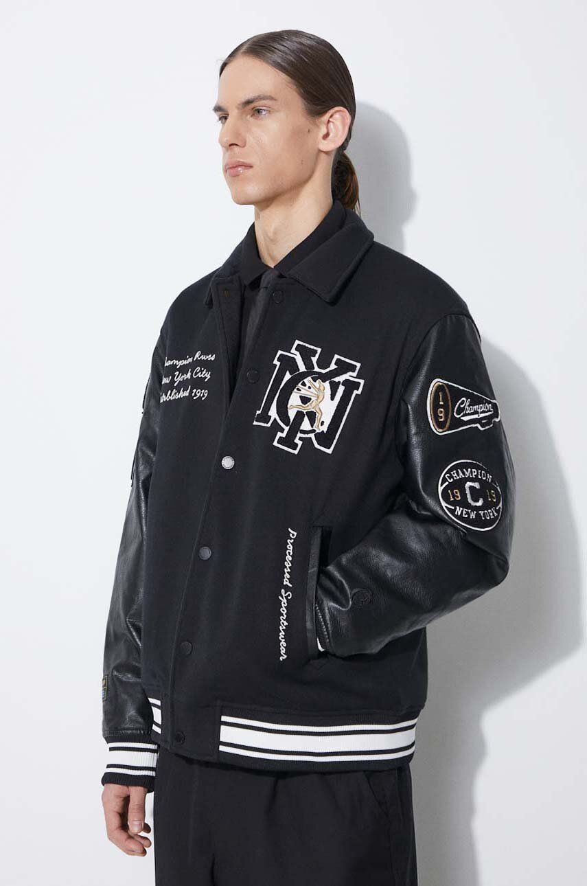 Bomber bunda Champion Bomber Jacket Čierna | 219993, 0