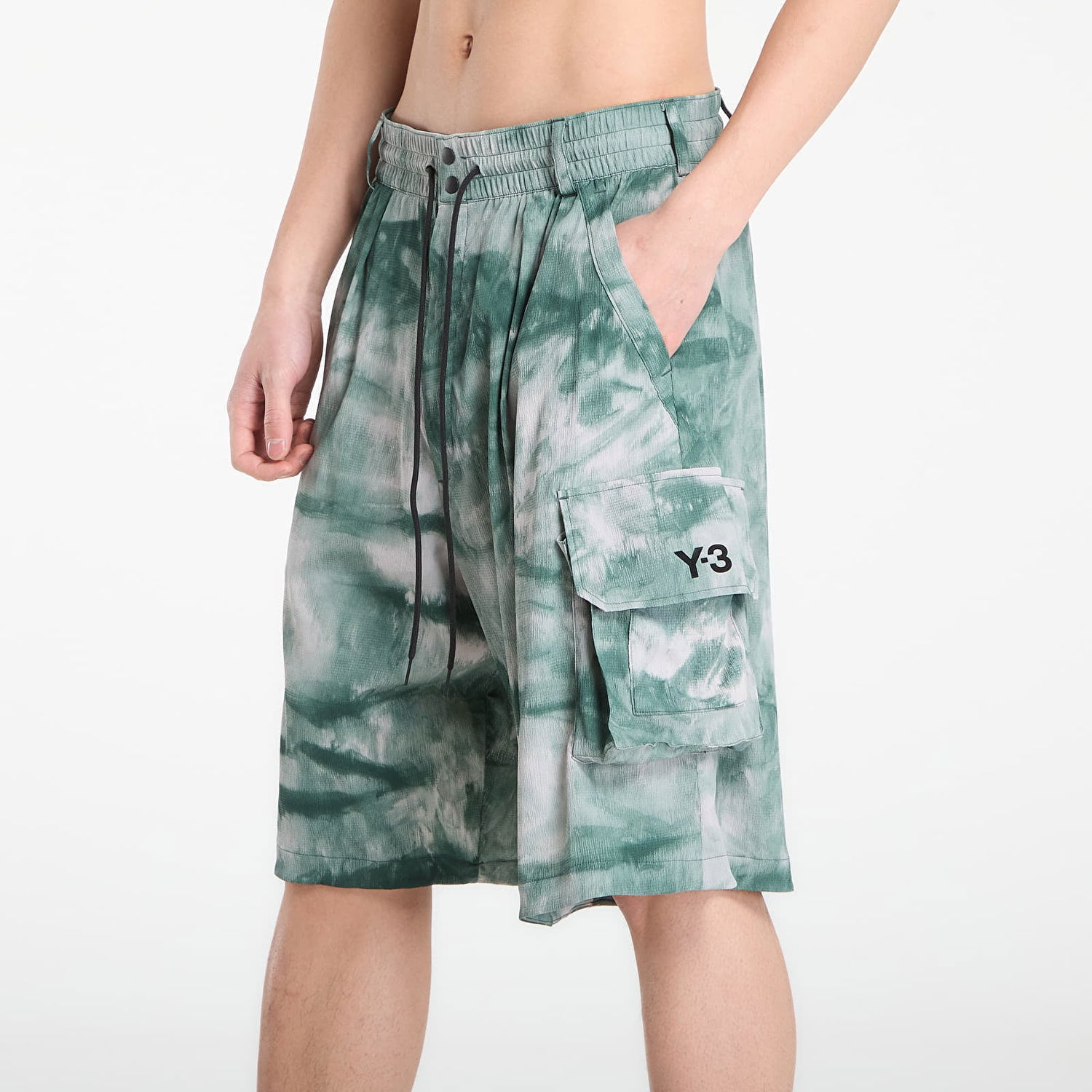 Šortky Y-3 Y-3 Aop Nylon Drawstring Cargo Shorts Rôznofarebný | KS5221, 1