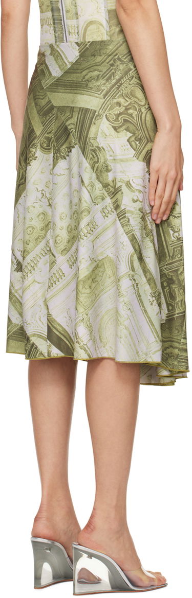 Sukňa Miaou Miaou Mila Midi Skirt Zelené | 4050VISEMB, 2