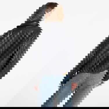 Bomber bunda CALVIN KLEIN Calvin Klein Jeans Faux Leather Insulated Jacket Čierna | LV047E507G UB1, 4