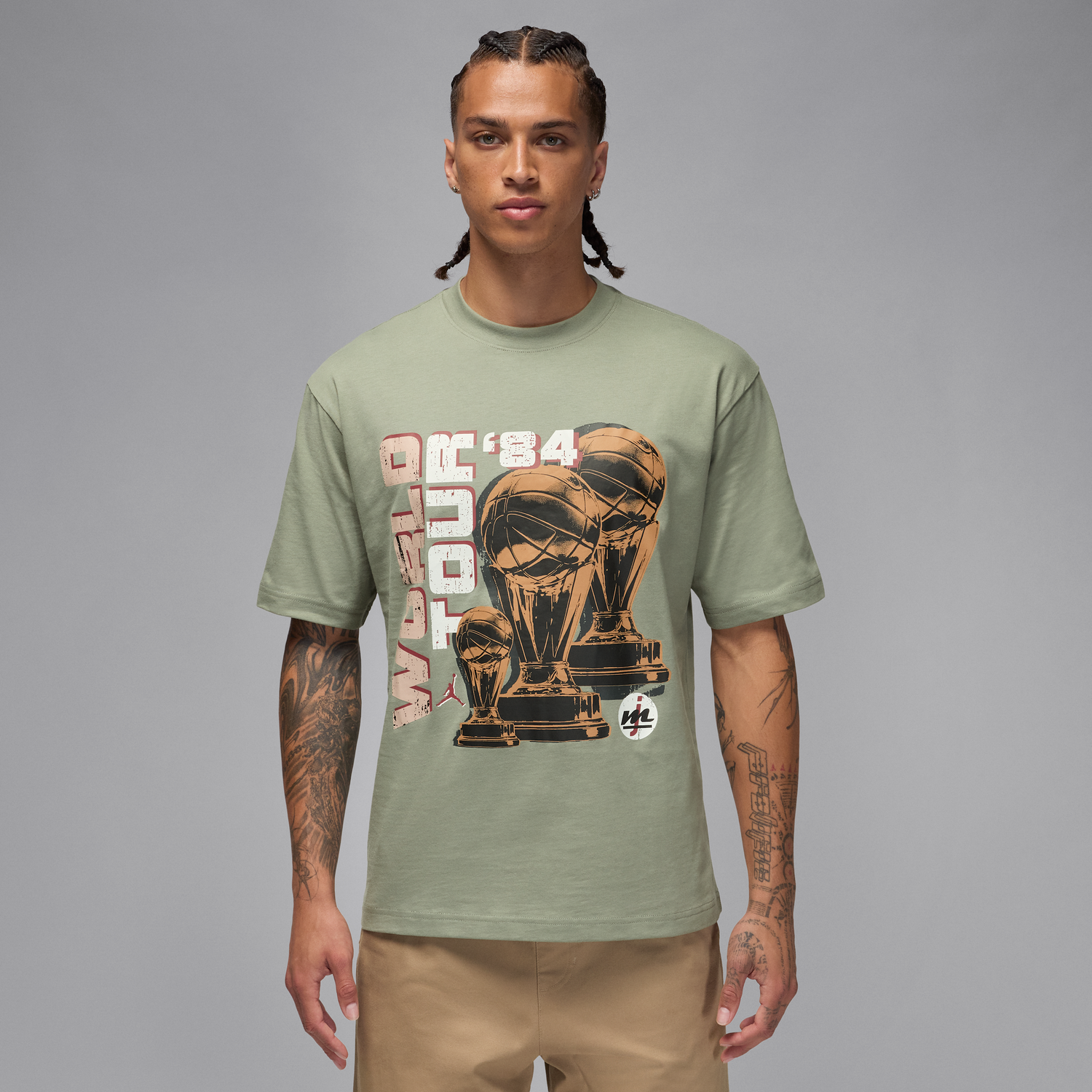 Tričko Jordan Jordan Cotton Graphic T-Shirt Zelené | HV3899-371, 0