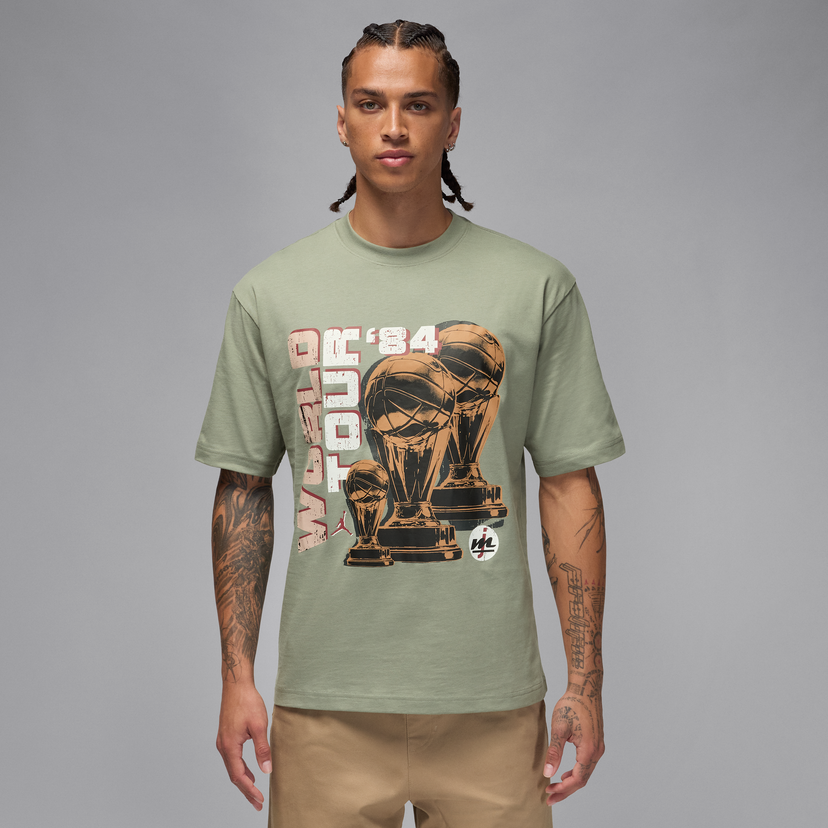Tričko Jordan Jordan Cotton Graphic T-Shirt Zelené | HV3899-371