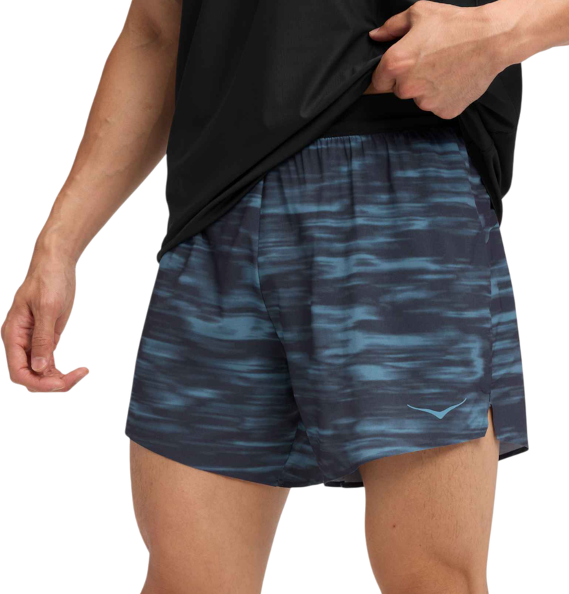 Šortky Hoka One One Hoka Glide 5" Shorts with Brief Modrá | 1176971p-bblr