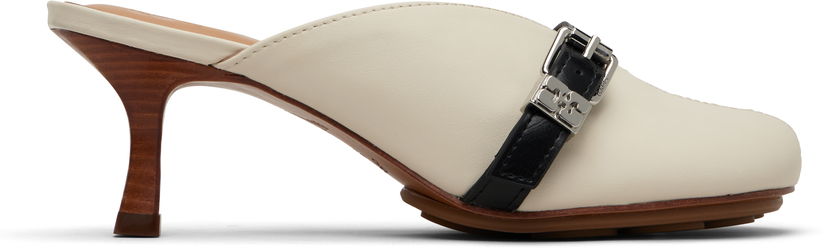 Tenisky a topánky GANNI Sue Mule Heels Biela | S3218