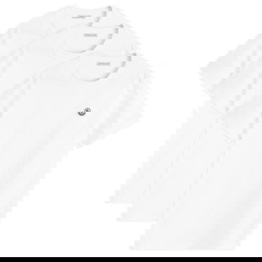 Tričko Moncler Pack of 3 Lightweight Cotton Jersey T-Shirts White Large Biela | 8C000-26-829H8-001, 0