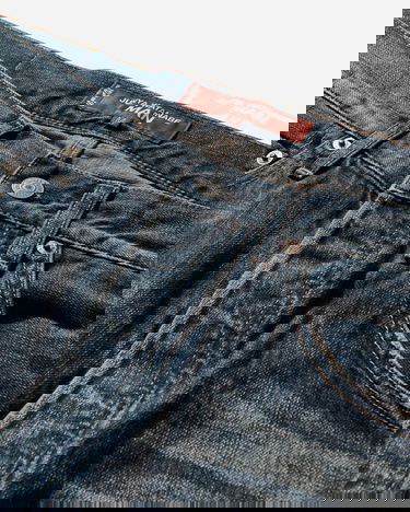 Džínsy Junya Watanabe Junya Watanabe Man Selvedge Faded Denim Pants Modrá | WP-P216-W25 1, 4