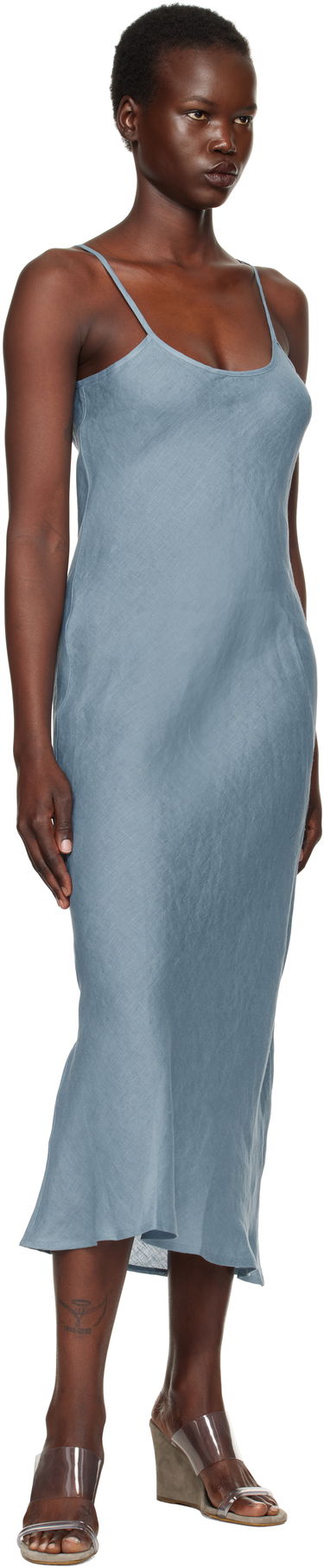 Šaty Baserange Baserange Dydine Maxi Dress Modrá | DRDY-SL-SP25, 3