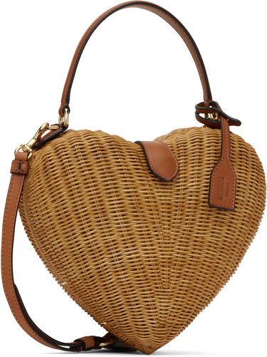 Kabelka Moschino Moschino 'Love Me' Wicker Heart Bag Hnedá | MC4138PP1M 251MOON1 10A, 1
