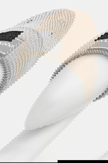 Kulicha Maison Margiela MM6 Maison Margiela Distressed Knit Beanie Béžová | SH0TB0001.M13138.806M, 1
