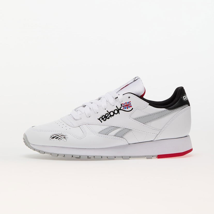 Tenisky a topánky Reebok Classic Leather Ftw White/ Core Black/ Vector Red Biela | 100075003