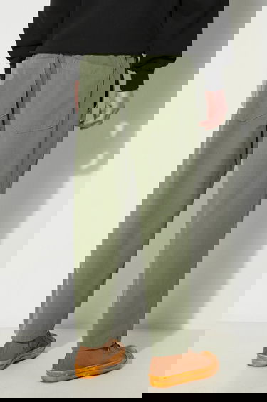 Nohavice Universal Works Cotton Drawstring Hi Water Trouser Zelené | 30520.BIRCH, 2