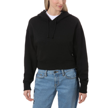 Mikina Vans Cropped Hoodie Čierna | vn0a47tmblk1, 0