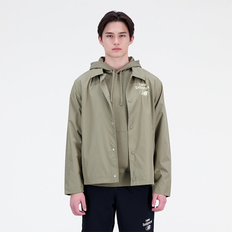 Vetrovka New Balance Jacket Béžová | MJ31531CGN, 0