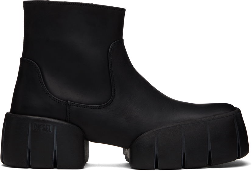 Tenisky a topánky Diesel D-Tex Chunky Platform Ankle Boots Čierna | Y03786-P7389-T8013