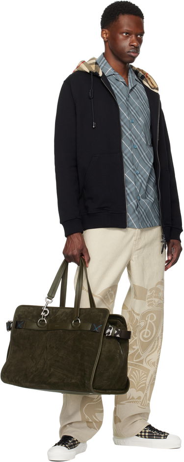 Tote bag Burberry Burberry B Clip Holdall Duffle Bag Zelené | 8107756, 3