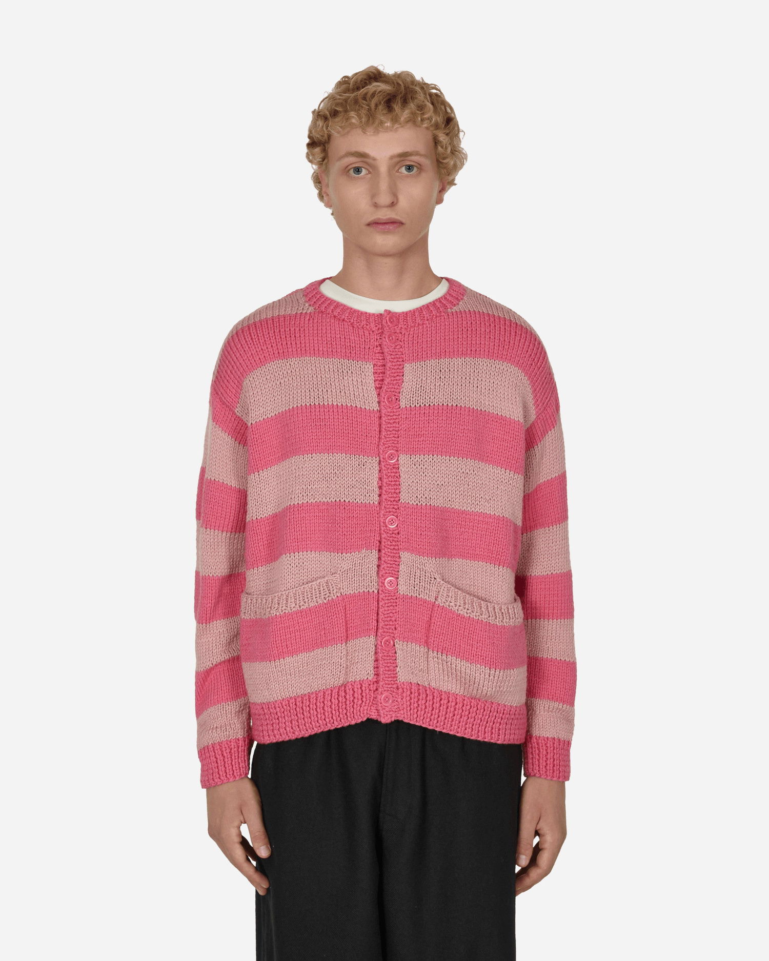 Sveter Sky High Farm Hand Knit Pig Cardigan Ružová | SHF02N005 1, 0