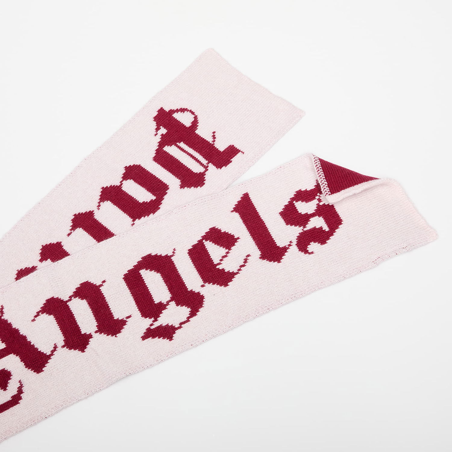 Šál Palm Angels Palm Angels Kids Logo Knit Scarf Ružová | PGMA008F25KNI0013B27, 1