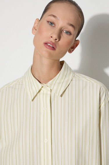 Košeľa Samsoe Samsoe Samsøe Samsøe SALOVAR Relaxed Fit Shirt Béžová | F24200110, 4