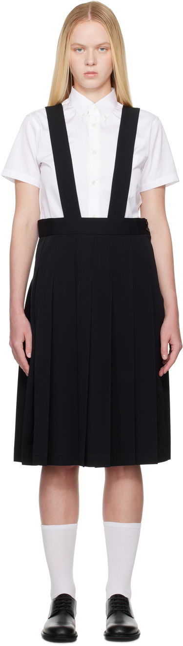 Sukňa Comme des Garçons Girl Pleated Pinafore Midi Skirt Čierna | NZ-A007-051-1, 0